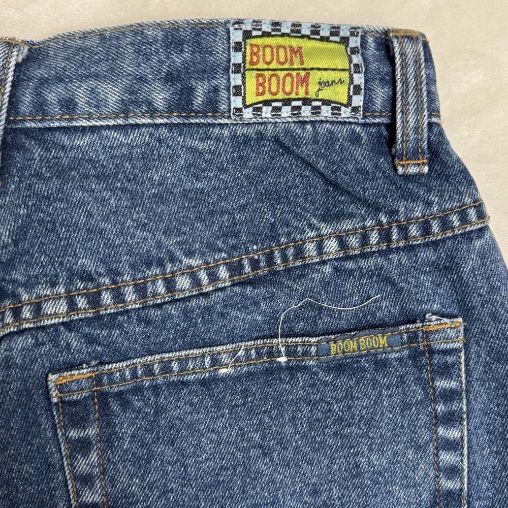 Vintage Embroidered High Waist Mom Jeans 13/14 Size 4 6 28 Festival Hippie Boho - Picture 5 of 16